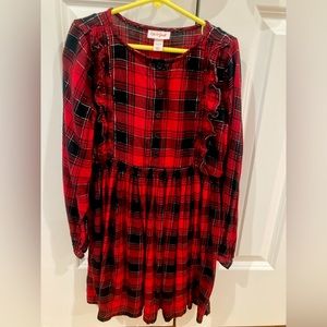 Christmas Plaid dress by Cat and Jack from Target size 7/8 great condition